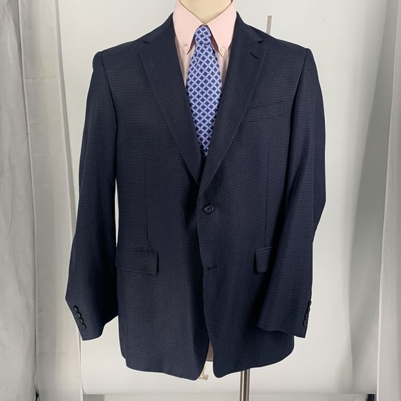 Hart Schaffner Marx recent 2 button Houndstooth pattern Wool sport Coat - Picture 1 of 10